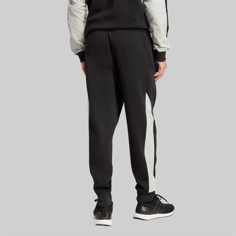 adidas Herren Saisonale Essentials Farbblock Trainingshose Schwarz