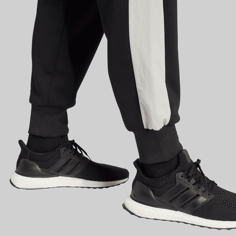 adidas Herren Saisonale Essentials Farbblock Trainingshose Schwarz