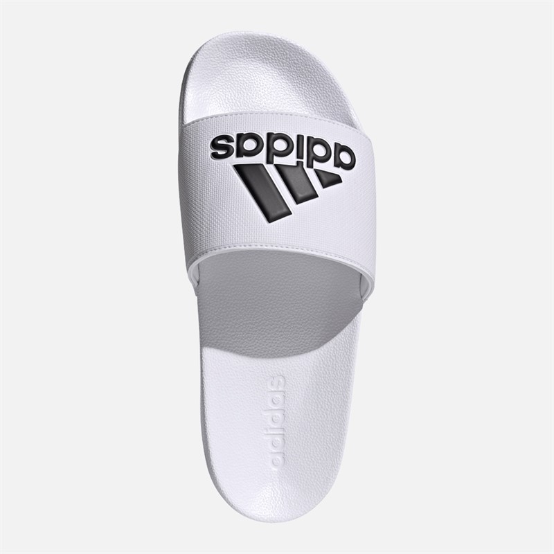 adidas Herren Adilette Dusch Badeschuhe Cloud White/Core Black