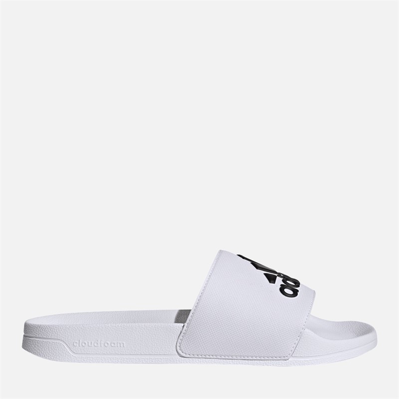 adidas Herren Adilette Dusch Badeschuhe Cloud White/Core Black