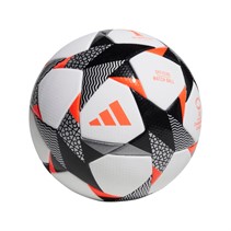 adidas UWCL Champions League Pro 23/24 K.O. Spiel Fußball (FIFA Quality Pro zertifiziert) Weiß/Schwarz/Solar Red