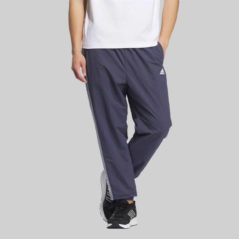 adidas Spodnie dresowe o luźnym kroju z napisem dla niego kolor Shadow Navy