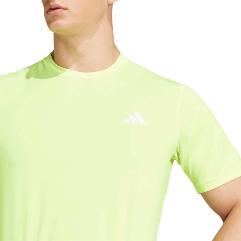 adidas Herren Train Essentials T Shirt Lucid Lemon/Weiß