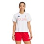 adidas Damen Team Polen Olympisches Trainings T Shirt Weiß