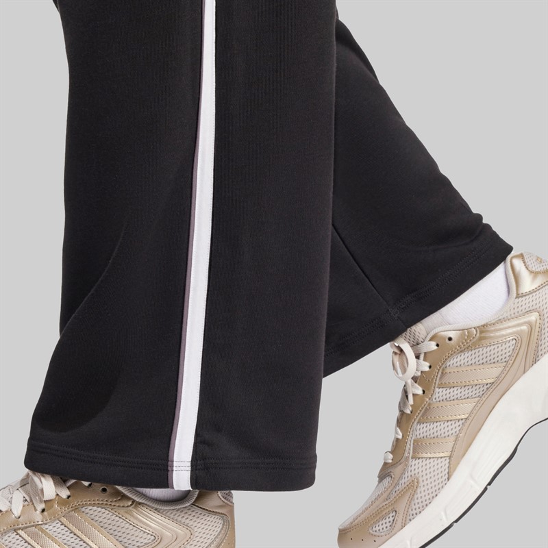 adidas Dresy z francuskiego frotte w kolorowe akcenty dla niej kolor Czarny