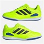 adidas Junior Super Sala Competition III Indoor Fußballschuhe Lucid Lemon/Core Black/Royal Blue