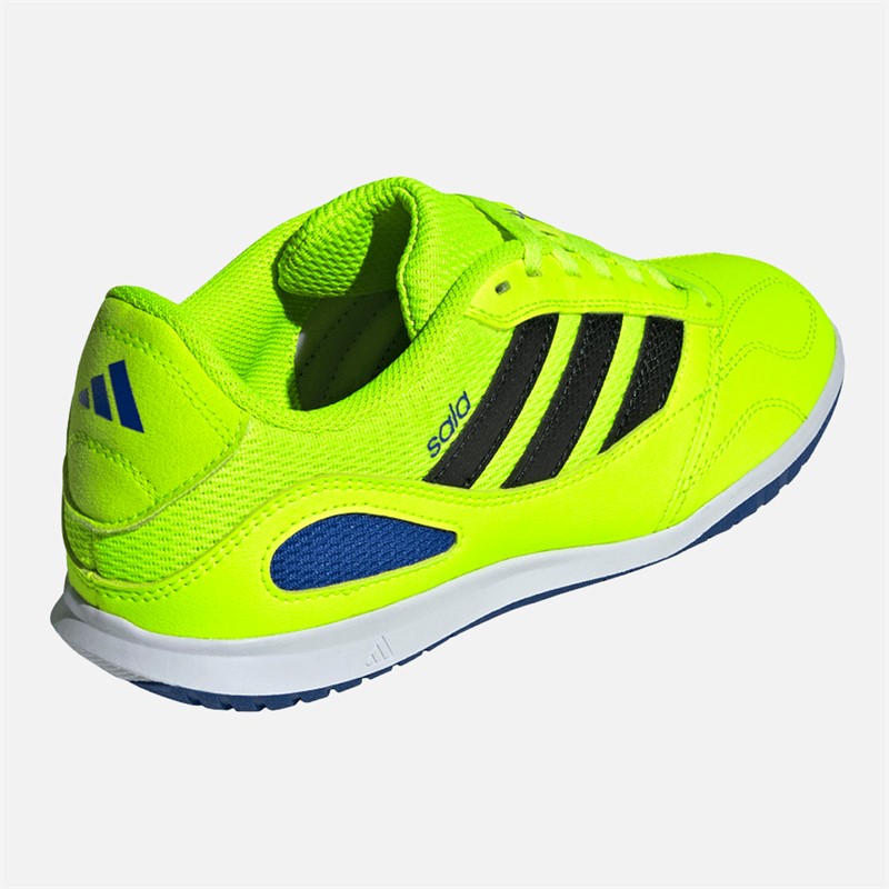 adidas Junior Super Sala Competition III Indoor Fußballschuhe Lucid Lemon/Core Black/Royal Blue