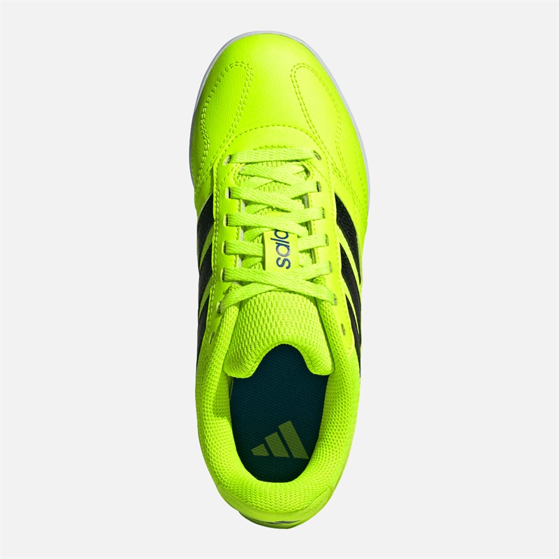 adidas Junior Super Sala Competition III Indoor Fußballschuhe Lucid Lemon/Core Black/Royal Blue