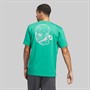 adidas Herren Mind Trips Back Grafik T Shirt Semi Court Green