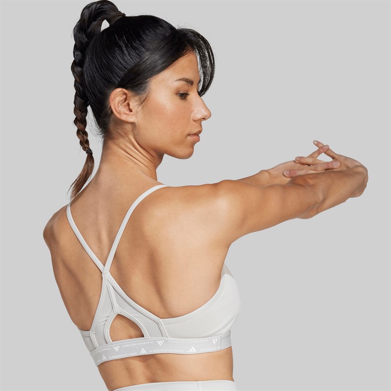 adidas Aeroreact biustonosz sportowy dla niej kolor Beige