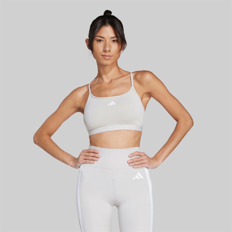 adidas Aeroreact biustonosz sportowy dla niej kolor Beige