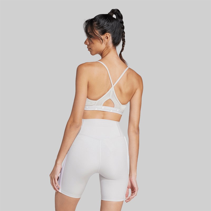 adidas Aeroreact biustonosz sportowy dla niej kolor Beige