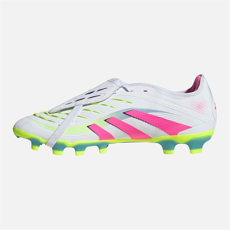 adidas Herren Predator Pro FT MG Multi Ground Fußballschuhe Cloud White/Lucid Pink/Lucid Lemon
