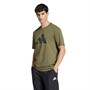adidas Herren Codes Camo Grafik T Shirt Olive Strata