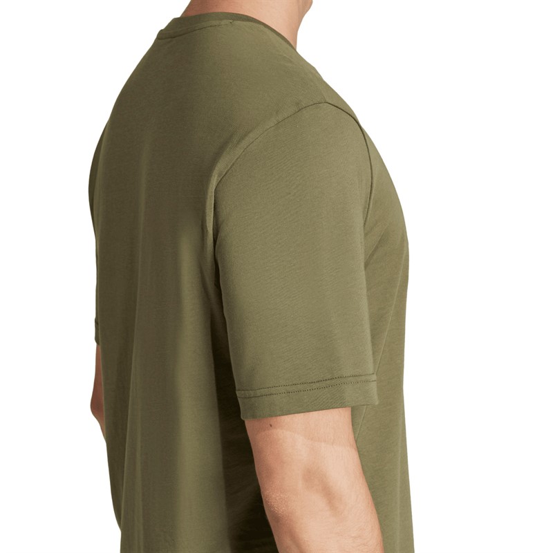 adidas Herren Codes Camo Grafik T Shirt Olive Strata