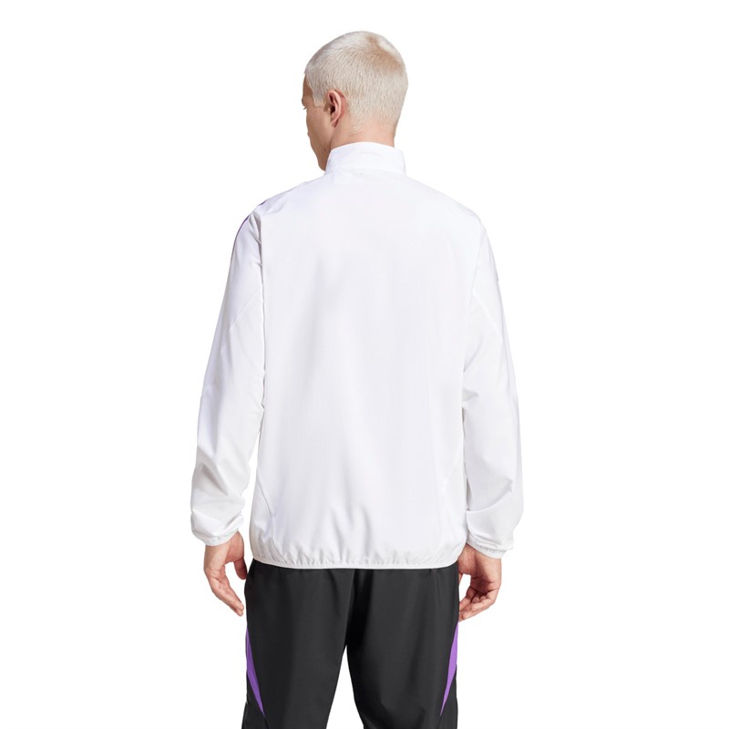 adidas Herren DFB Deutschland 23/24 Pre Match Jacke Weiß