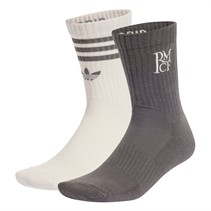 adidas RMCF Real Madryt dwupak skarpetki z okrągłym dekoltem kolor Brązowy/Charcoal/Putty Mauve