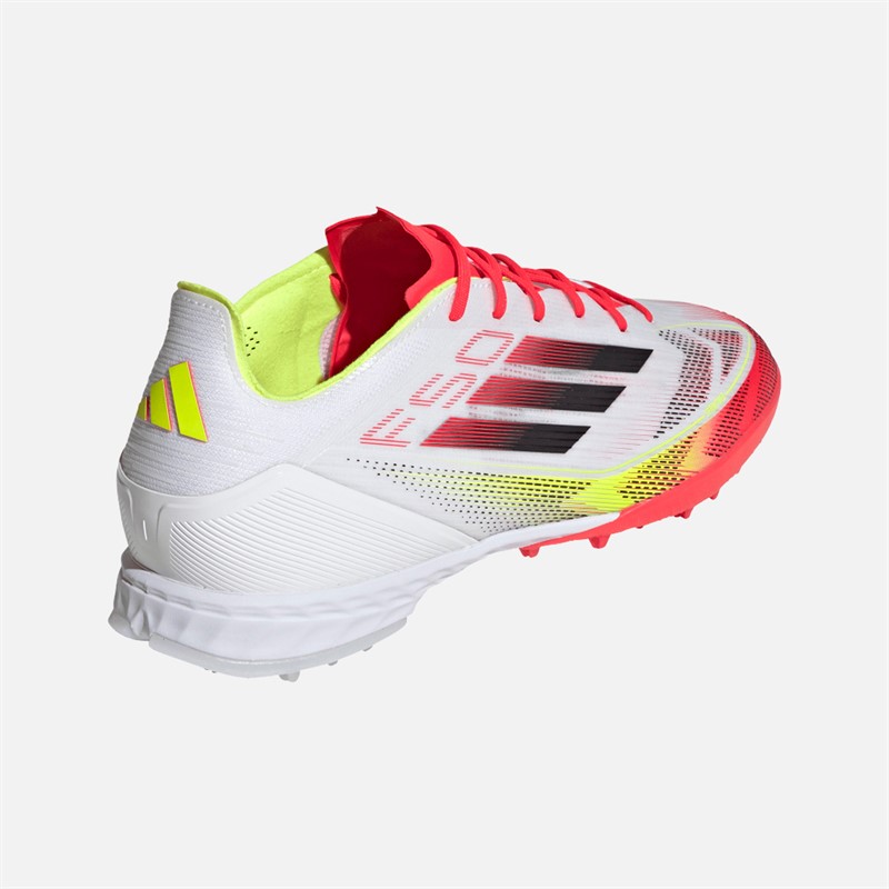 adidas Herren F50 Pro TF Kunstrasen Fussballschuhe Cloud White/Core Black/Solar Yellow