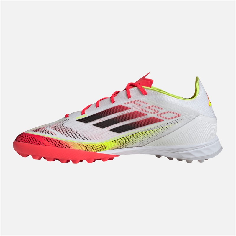 adidas Herren F50 Pro TF Kunstrasen Fussballschuhe Cloud White/Core Black/Solar Yellow