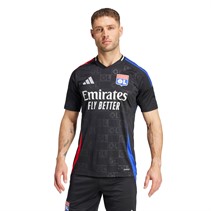 adidas Herren OL Olympique Lyonnais 24/25 Auswärts Trikot Schwarz