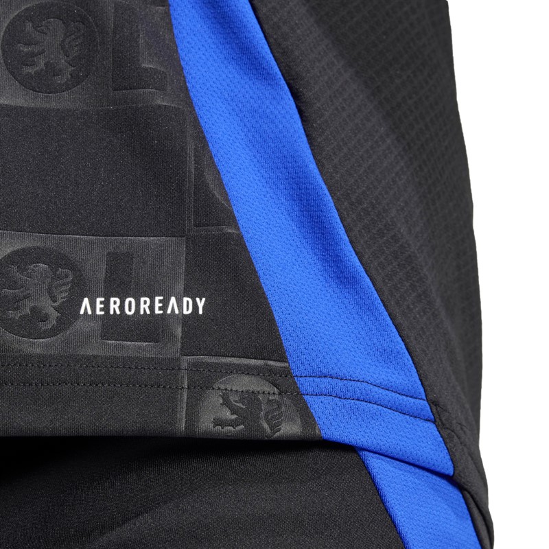 adidas Herren OL Olympique Lyonnais 24/25 Auswärts Trikot Schwarz