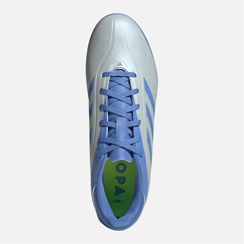 adidas Herren Copa Pure 3 Club TF Kunstrasen Fussballschuhe Halo Blue/Blue Fusion/Lucid Lemon