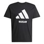 adidas Herren Warschau Logo T Shirt Schwarz