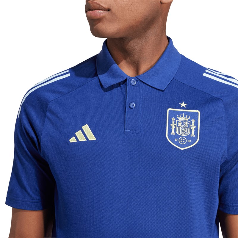 adidas FEF Hiszpania 23/24 koszulka koszulka polo dla niego kolor Victory Blue