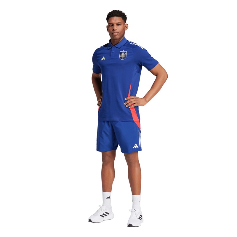 adidas FEF Hiszpania 23/24 koszulka koszulka polo dla niego kolor Victory Blue