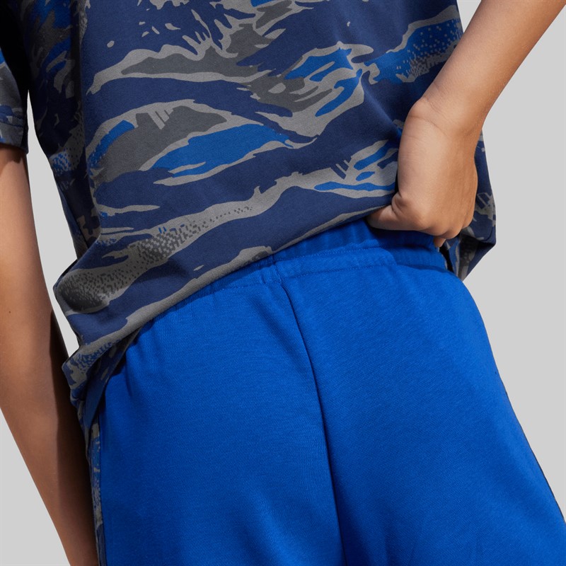 adidas Sezonowe spodenki moro dla dziecka chłopca kolor Royal Blue/Multicolour