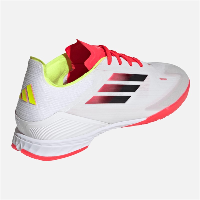 adidas Herren F50 Pro Hallenfußballschuhe Weiß/Schwarz/Solar Yellow