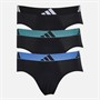 adidas Mens Three Pack Briefs Black/Multi