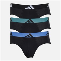 adidas Mens Three Pack Briefs Black/Multi
