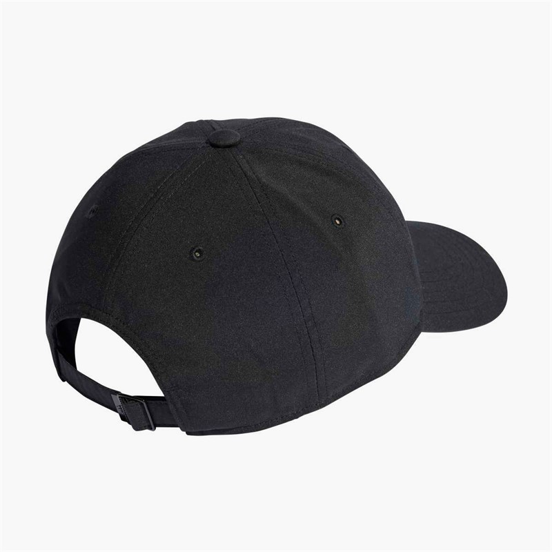 adidas Mens 3-Stripes Baseball Cap Black/White