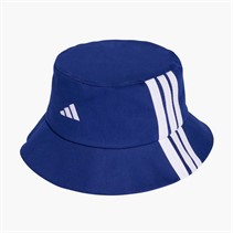 adidas Mens 3-Stripes Bucket Hat Mystery Ink/White