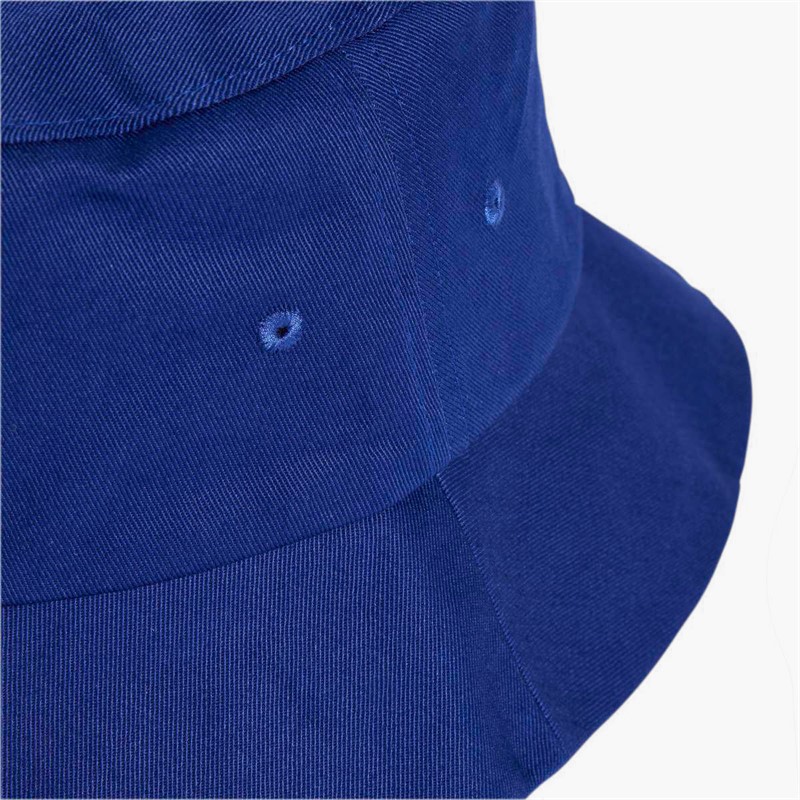 adidas Mens 3-Stripes Bucket Hat Mystery Ink/White