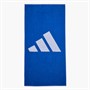 adidas Mens 3 Bar Logo Large Towel Royal Blue/White