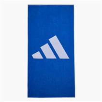 adidas Mens 3 Bar Logo Large Towel Royal Blue/White