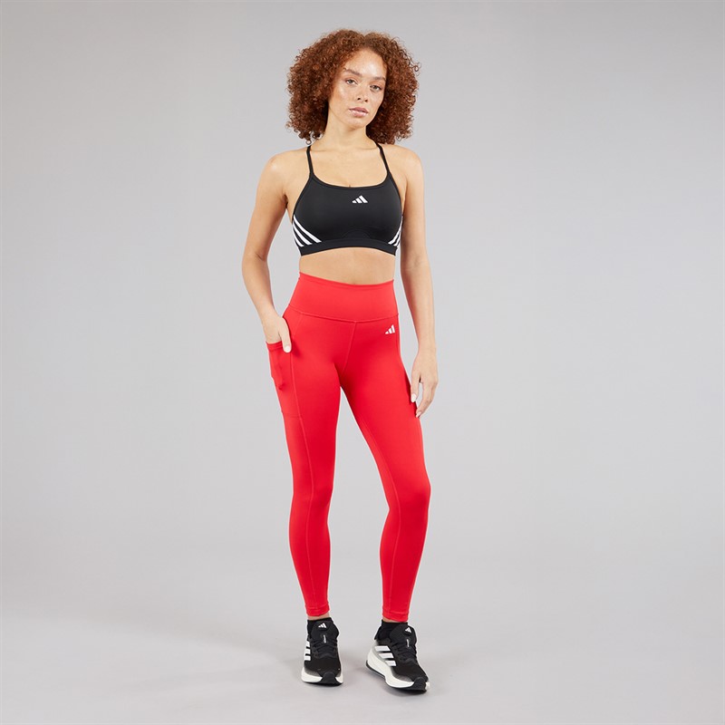 adidas Womens 7/8 Tight Leggings Pure Ruby