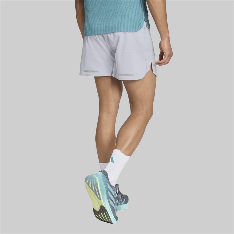 adidas Mens Adi365 Climacool+ Running Shorts Halo Silver