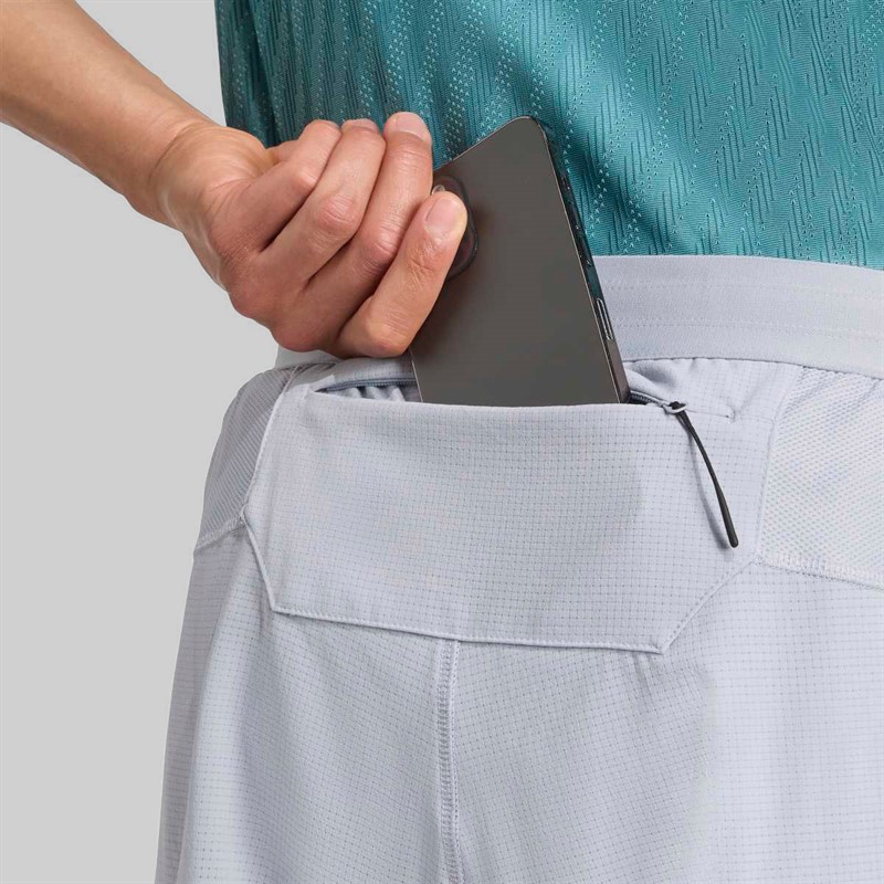 adidas Mens Adi365 Climacool+ Running Shorts Halo Silver