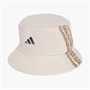 adidas Mens 3-Stripes Leopard Graphic Bucket Hat Beige/Black