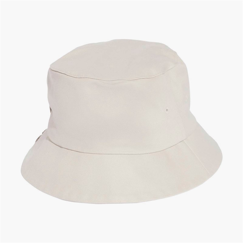 adidas Mens 3-Stripes Leopard Graphic Bucket Hat Beige/Black