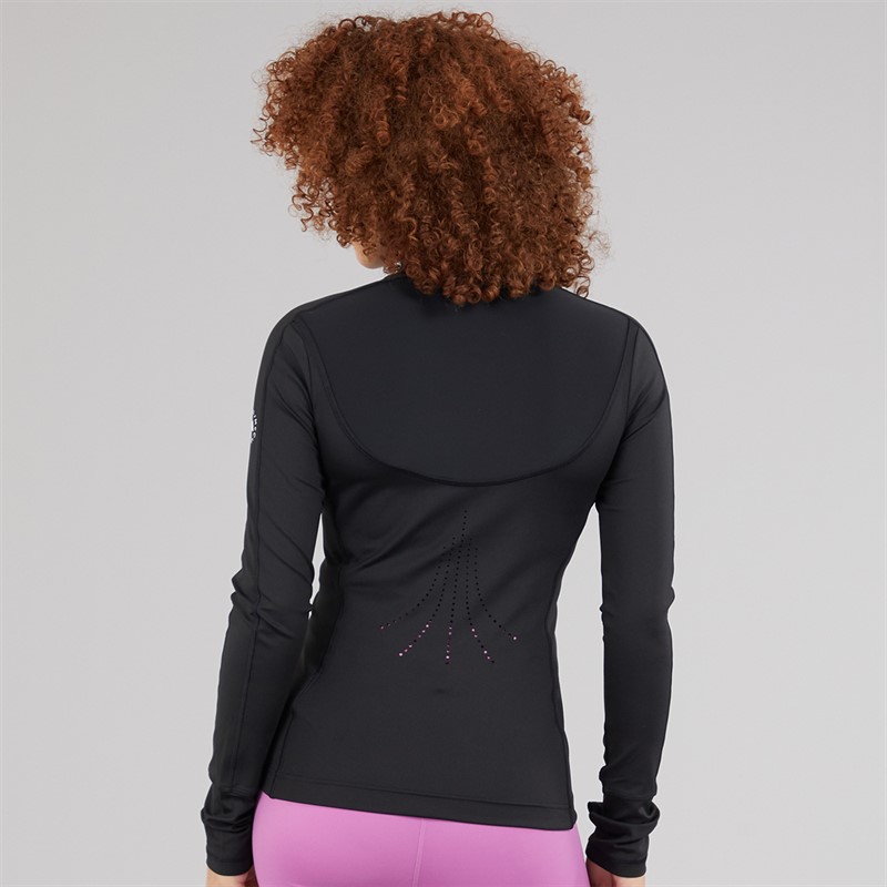 adidas Womens adidas By Stella McCartney Truepurpose Training Full Zip Top Black