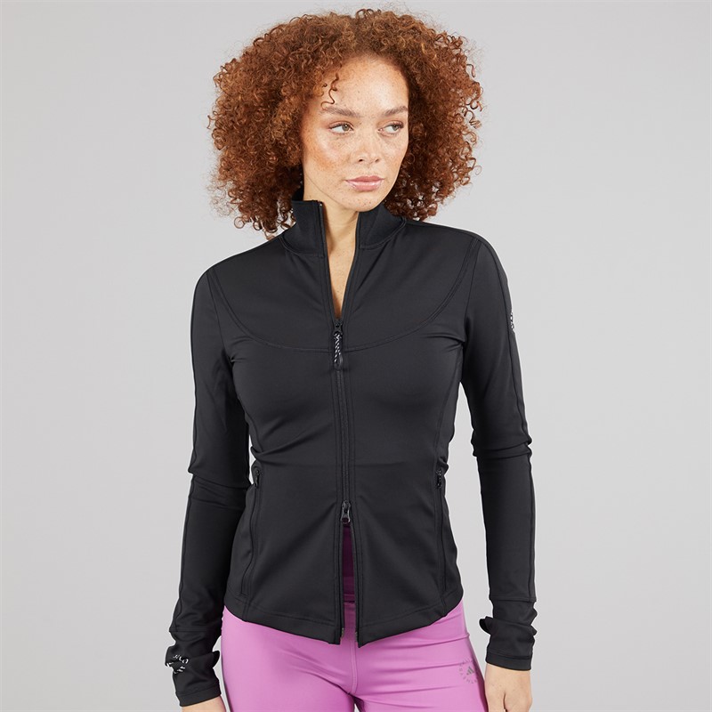 adidas Womens adidas By Stella McCartney Truepurpose Training Full Zip Top Black
