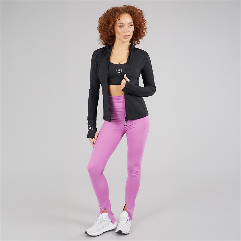 adidas Womens adidas By Stella McCartney Truepurpose Training Full Zip Top Black