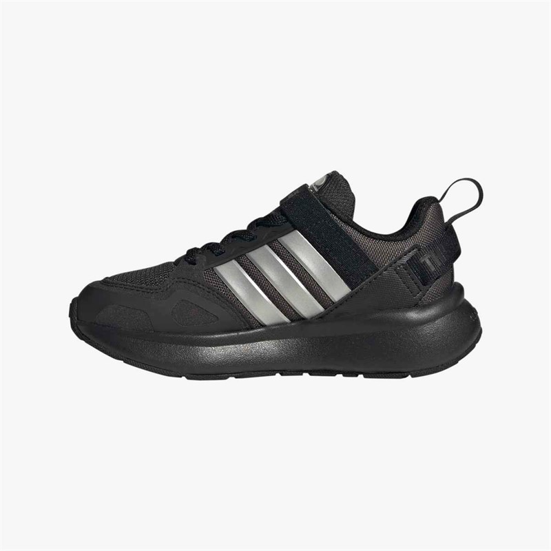 adidas Junior adidas X Star Wars The Mandalorian Runner Trainers Carbon/Silver Metallic/Core Black