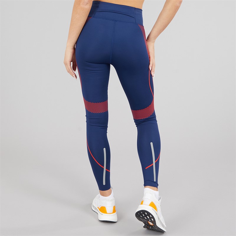adidas Womens adidas By Stella McCartney Running Leggings Team Navy Blue