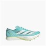 adidas Mens Adizero Avanti Long Distance Running Spikes Flash Aqua/Zero Metalic/Lucid Lemon