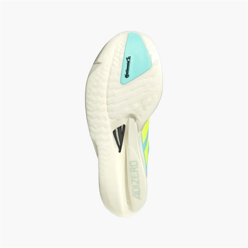 adidas Mens Adizero Takumi Sen 11 Neutral Running Shoes Flash Aqua/Zero Metalic/Mint Ton